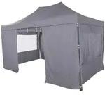 Siena Garden Pavillon, Metall, 450x330x300 cm, UV-best&auml;ndig, Sonnen- & Sichtschutz,