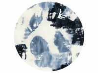 Fototapete, Blau, Weiß, Abstraktes, 125x125 cm, Tapeten Shop, Fototapeten
