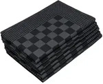 Zollner Geschirrt&uuml;cher,, Schwarz, Textil, 65x65 cm, Oeko-Tex&reg; Standard 100,...