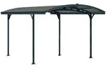 Carport, Metall, 288x242x495 cm, Sonnen- & Sichtschutz, Pavillons & Pergolas,
