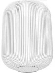 Blomus Laterne Lito, Wei&szlig;, Metall, zylindrisch, 45 cm, Dekoration, Windlichter &