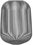 Blomus Laterne Lito, Grau, Metall, oval, 45 cm, Dekoration, Windlichter & Laternen,