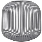 Blomus Laterne Lito, Grau, Metall, oval, 27 cm, Dekoration, Windlichter &...