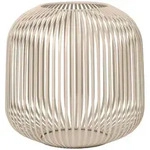 Blomus Laterne Lito, Beige, Metall, oval, 27 cm, Dekoration, Windlichter & Laternen,