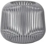 Blomus Laterne Lito, Grau, Metall, oval, 17 cm, Dekoration, Windlichter &...