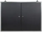 Werkstattschrank, Anthrazit, Grau, Metall, 80x60x20 cm, Freizeit, Heimwerken,