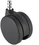 Mid.you Drehstuhlrolle, Schwarz, Kunststoff, Metall, 5-teilig, 5.2x8.3x7.5 cm,