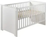 Roba Babybett, Wei&szlig;, Holzwerkstoff, Rechteckig, 70x140 cm, Hergestellt in Europa,