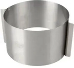 Dr.Oetker Tortenring, Silber, Metall, 15 cm, gr&ouml;&szlig;enverstellbar, Backen,...