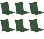 Beautissu Niederlehnerauflage, Dunkelgr&uuml;n, Textil, 6-Sitzer, F&uuml;llung:...