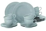 Seltmann Weiden Kaffeeservice, Hellblau, Keramik, 18-teilig, Rund, 24x18.1x43 cm,