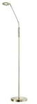 Fischer & Honsel Led-Stehleuchte Dent, Messing, Metall, Glas, 150 cm,