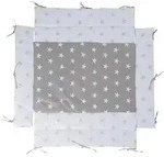 Roba Laufgittereinlage, Hellgrau, Textil, Stern/Sternzeichen, Quadratisch,...