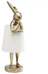 Kare-Design Tischleuchte Animal Rabbit Gold, Gold, Kunststoff, Hase,Hase, 23x68x23