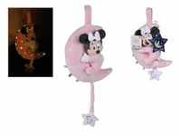 Disney Spieluhr Micky&Minnie, Rosa, Kunststoff, Textil, 10x38x20 cm, unisex,