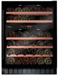 Amica Weink&uuml;hlschrank, Schwarz, Metall, Glas, G, 59.5x82.0-88.8x50 cm,
