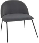 Mid.you Stuhl, Grau, Textil, Rundrohr, 72x80x65 cm, Esszimmer, St&uuml;hle,