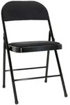 Mid.you Klappstuhl, Schwarz, Textil, Metall, A-Form, 44x80x49 cm, klappbar,