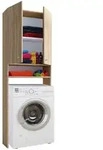 Mid.you Waschmaschinenschrank VCM Lona, Sonoma Eiche, Holzwerkstoff, 64x182x27 cm,
