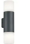 Trio Leuchten Aussenwandleuchte, Anthrazit, Wei&szlig;, Metall, Kunststoff, 33 cm, Lampen