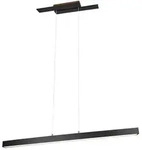 Trio Leuchten Led-H&auml;ngeleuchte Belfast, Schwarz, Wei&szlig;, Metall, Kunststoff, F,