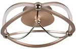 Trio Leuchten Led-Deckenleuchte Charivari, Messing, Metall, 14 cm, Lampen &...