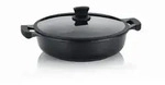 Kela Servierpfanne Stella Nova, Schwarz, Metall, 5 L, 9 cm, Kochen, Pfannen,