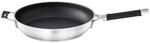 R&ouml;sle Bratpfanne Silence Pro, Schwarz, Edelstahl, Metall, 4,4 L, rund, breiter