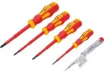 BGS technic Vde-Elektriker-Schraubendreher-Satz, Mehrfarbig, Metall, Kunststoff, 1x1
