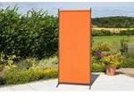 Gardenson Sichtschutz, Silber, Terracotta, Metall, Textil, 80x188x50 cm, Sonnen- &