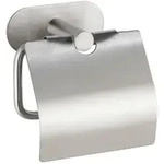 Wenko Toilettenpapierhalter, Silber, Metall, 14x12.5x7 cm, Badezimmer, WC