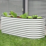 XXXLutz HOCHBEET Silber 240x82x80 cm