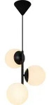 Nordlux H&auml;ngeleuchte Lilly, Schwarz, Wei&szlig;, Metall, Glas, 36.5 cm, Lampen &
