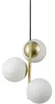Nordlux H&auml;ngeleuchte Lilly, Wei&szlig;, Messing, Metall, Glas, 36.5 cm, Lampen &