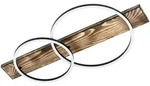 Eglo Led-Deckenleuchte Boyal, Braun, Natur, Schwarz, Holz, Metall, Kunststoff,