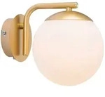 Nordlux Wandleuchte Grant, Messing, Wei&szlig;, Glas, Metall, 20 cm, Lampen & Leuchten,