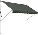 Outsunny Markise,, Grau, Metall, 150x280x300 cm, Sonnen- & Sichtschutz, Markisen