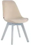 CLP Stuhl, Creme, Holz, 48x84x55 cm, Esszimmer, St&uuml;hle, Esszimmerst&uuml;hle,