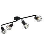 Globo Lighting Led, Schwarz, Metall, 8x19.5x60 cm, Lampen & Leuchten,