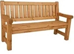 Gardenson Gartenbank, Braun, Kiefer, Holz, Kiefer, massiv, 184x96x69.5 cm,