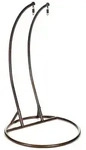 Home Deluxe H&auml;ngesessel, Schwarz, Metall, 120x195x120 cm, Gartenm&ouml;bel, H&auml;ngesessel