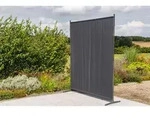 Gardenson Sichtschutz, Grau, Silber, Metall, Textil, 155x188x50 cm, Sonnen- &