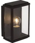 Brilliant Aussenwandleuchte, Schwarz, Metall, 16x25x12 cm, Lampen & Leuchten,