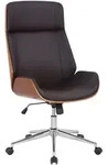 CLP Drehstuhl, Braun, Walnuss, Metall, 58x110x66 cm, Arbeitszimmer, B&uuml;rost&uuml;hle,