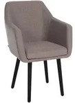 CLP Armlehnenstuhl, Taupe, Holz, 61x88x57.5 cm, Esszimmer, St&uuml;hle, Esszimmerst&uuml;hle,