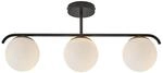 Nordlux Deckenleuchte Grant, Schwarz, Metall, Glas, 69x14x29 cm, Lampen &...