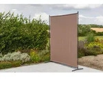 Gardenson Sichtschutz, Silber, Taupe, Metall, Textil, 155x188x50 cm, Sonnen- &