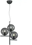 Trio Leuchten H&auml;ngeleuchte Pure, Anthrazit, Metall, Glas, 40x150x40 cm, Lampen &