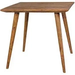 Mid.you Esstisch, Sheesham, Holz, Sheesham, massiv, quadratisch, konisch,...