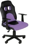 CLP Jugenddrehstuhl, Lila, Schwarz, Kunststoff, 56x83x59 cm, Kinder- & Jugendzimmer,